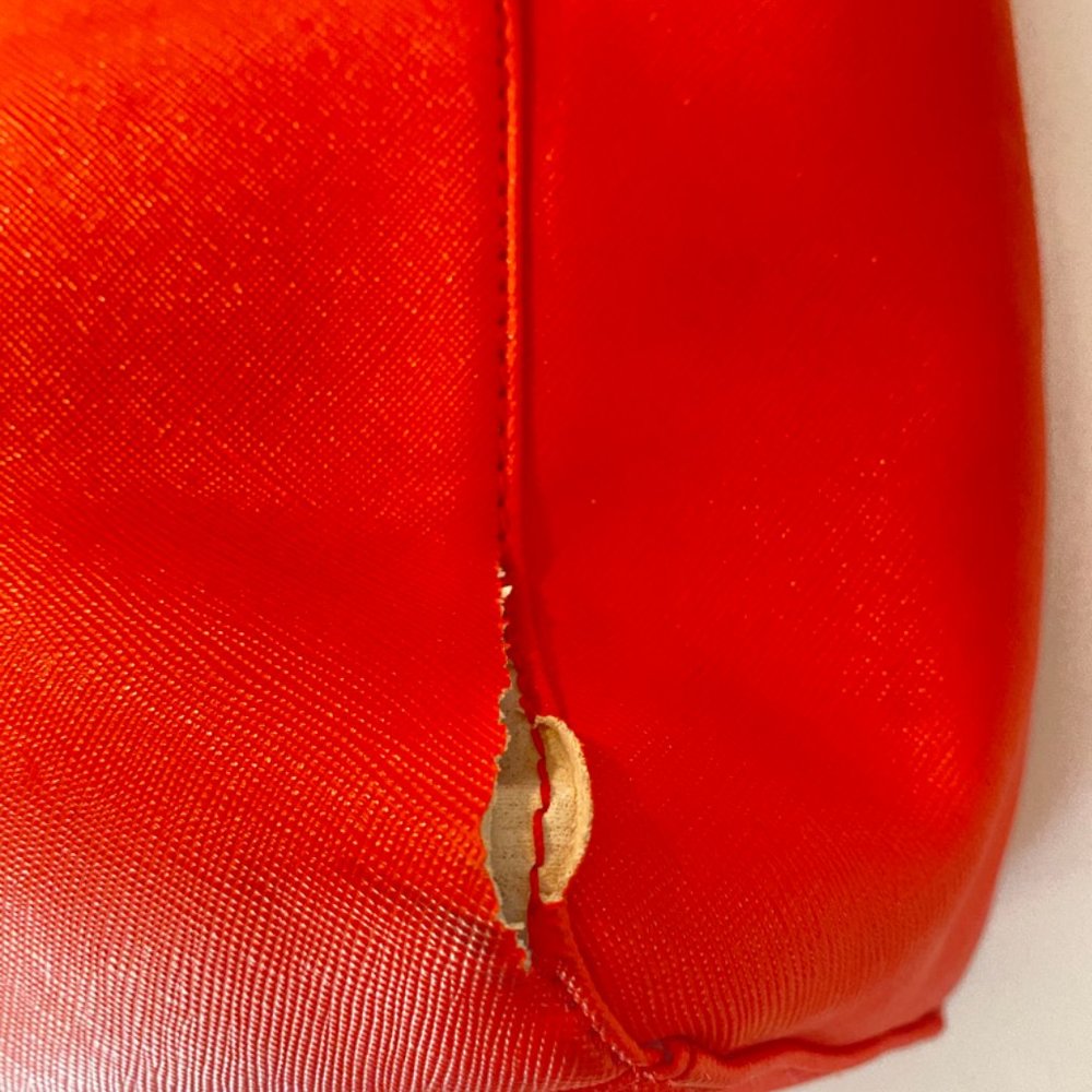 Ted Baker Red Saffiano Leather Icon Tote - Picture 2 of 7